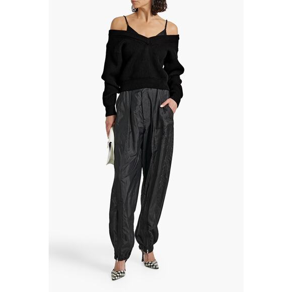 alexanderwang.t Off-Shoulder Ribbed Knit Sweater – Size S - Picture 4 of 10